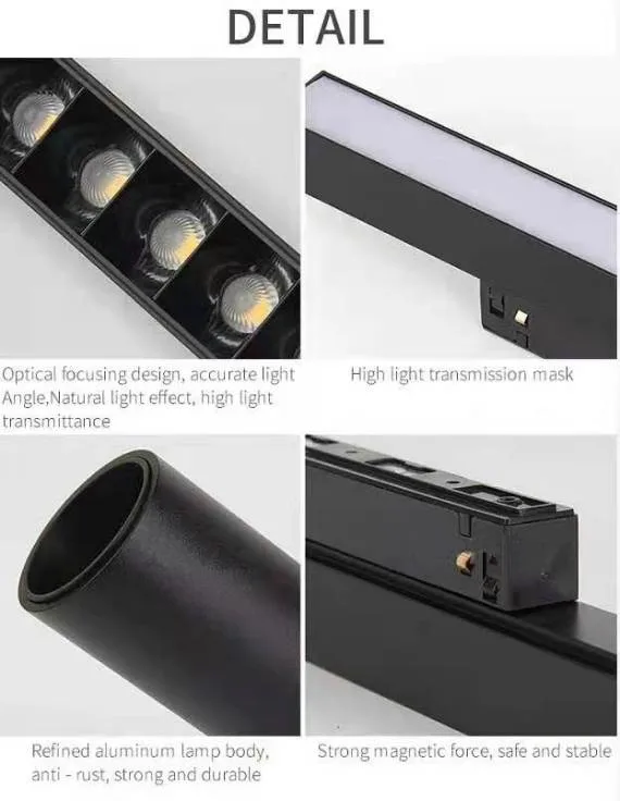 6W-30W LED Track Magnetic Track Light System